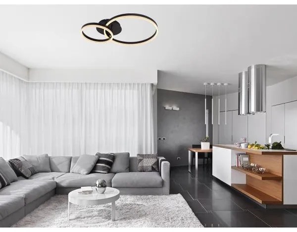 Plafonieră LED dimabilă 55W/230V 3000-6500K + telecomandă