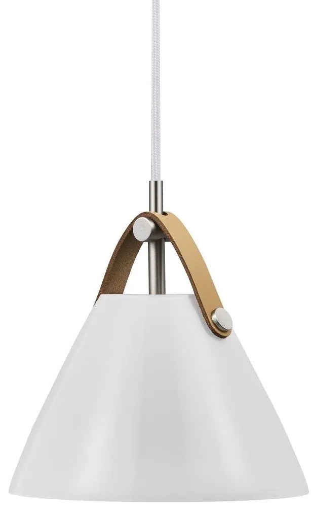 Pendul design nordic STRAP 16 sticla alba 2020013001 DFTP