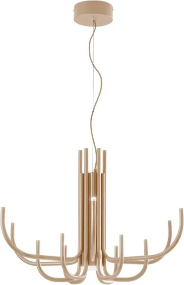 Ondaluce - Lustră suspendată LED dimmabilă cu cablu NOUVEAU, LED 35W, 230V, Ø 78 cm, aurie