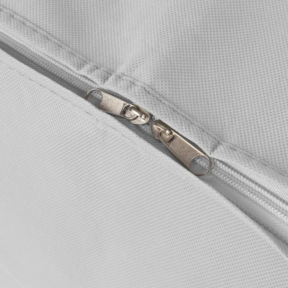 Cutie de depozitare pentru haine din material textil cu vacuum/cu pereți întăriți 56x42x33 cm Granit – Compactor