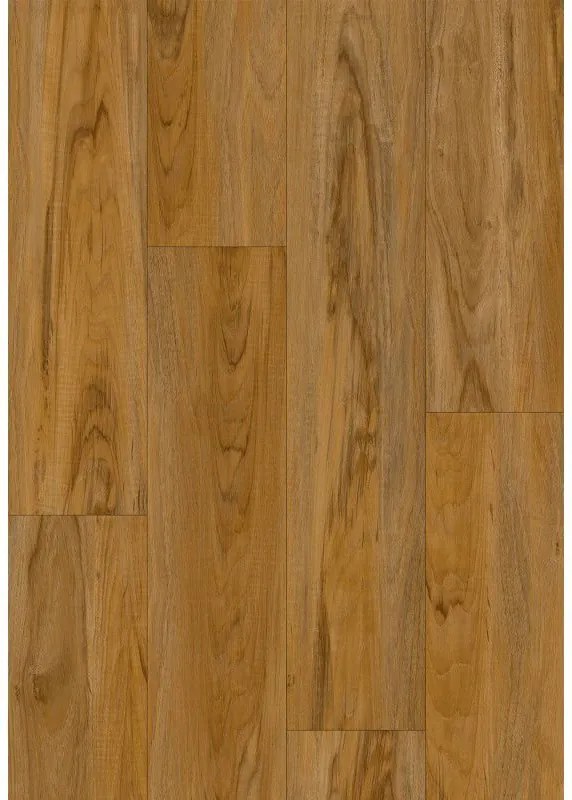 Mexen Norfolk  mostră de panouri vinilice SPC 6,5 mm, substrat IXPE 1,5 mm, 4 V-Fugă, Teak - F1093-S