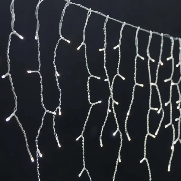 Perdea LED de Crăciun 240xLED/11 funcții 8m IP65 Wi-Fi Tuya Nedis WIFILXC04W250