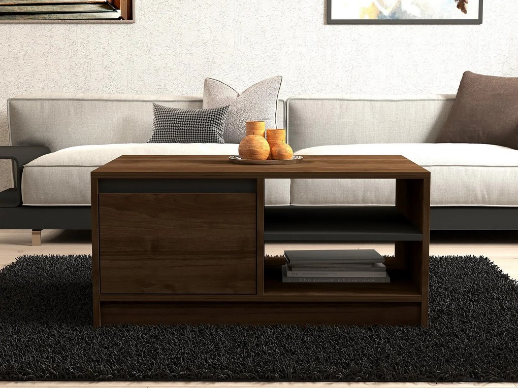Masă de cafea Oslo (Nuc + antracit). 1088358