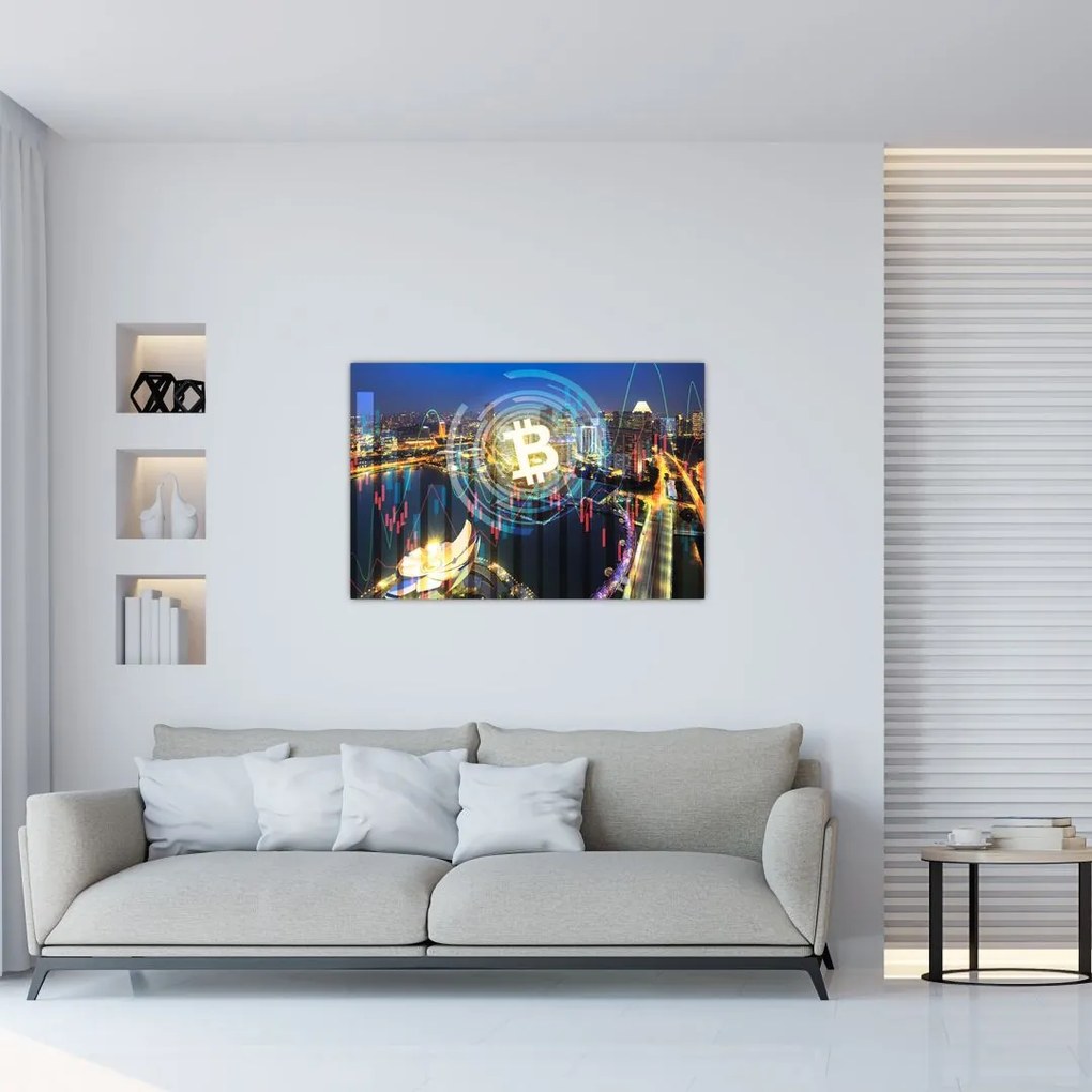 Tablou - Orașul investițiilor (90x60 cm)