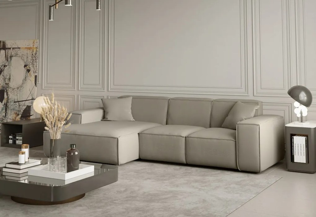 Expedo Coltar extensibil LUNGO, 266x73x165, pearl, stanga
