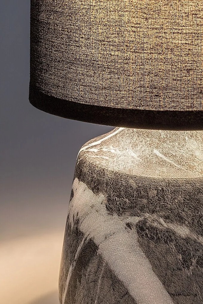 Lampa de masa decorativa marmura/negru Nalisa