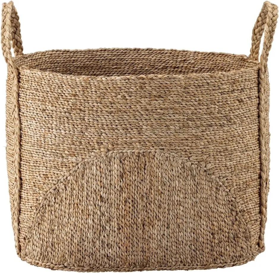 Cos decorativ din iuta, spatiu de depozitare Papaya M