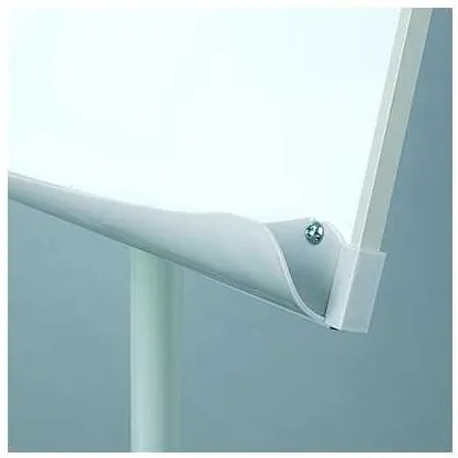Flipchart Eurosupplies Basic 70 x 100 cm - mobil, alb