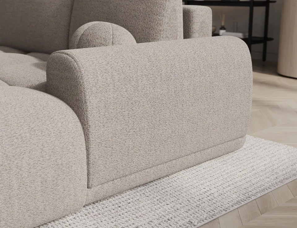 Colțar Vittario extensibil, 227x170x95 cm, orientare dreapta – Royal 18