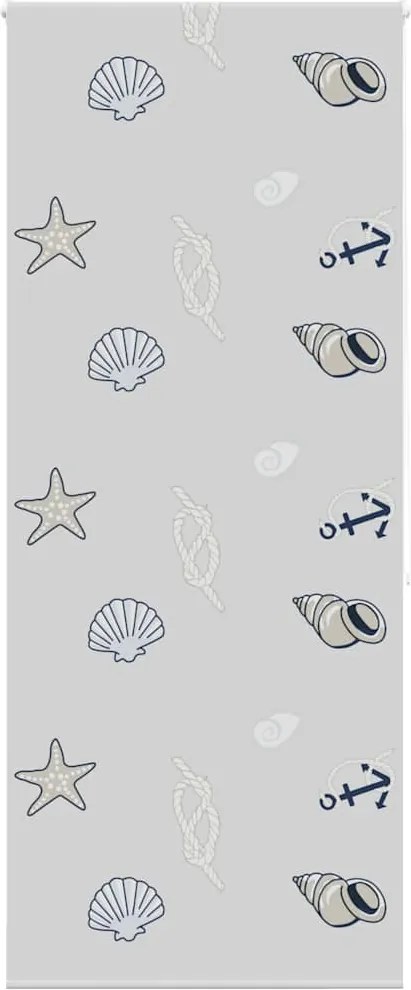 vidaXL Jaluzea cu rolă de duș 110x240 cm lățime material 106 cm