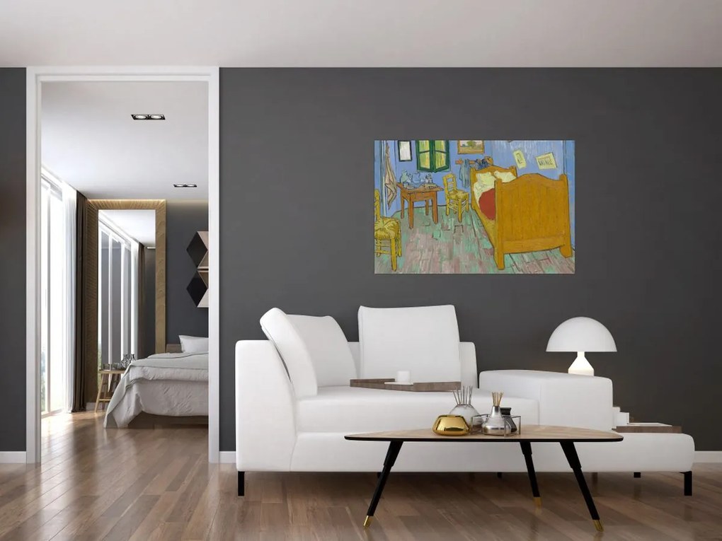 Tablou - Vincent van Gogh, The Bedroom, reproducere (90x60 cm)