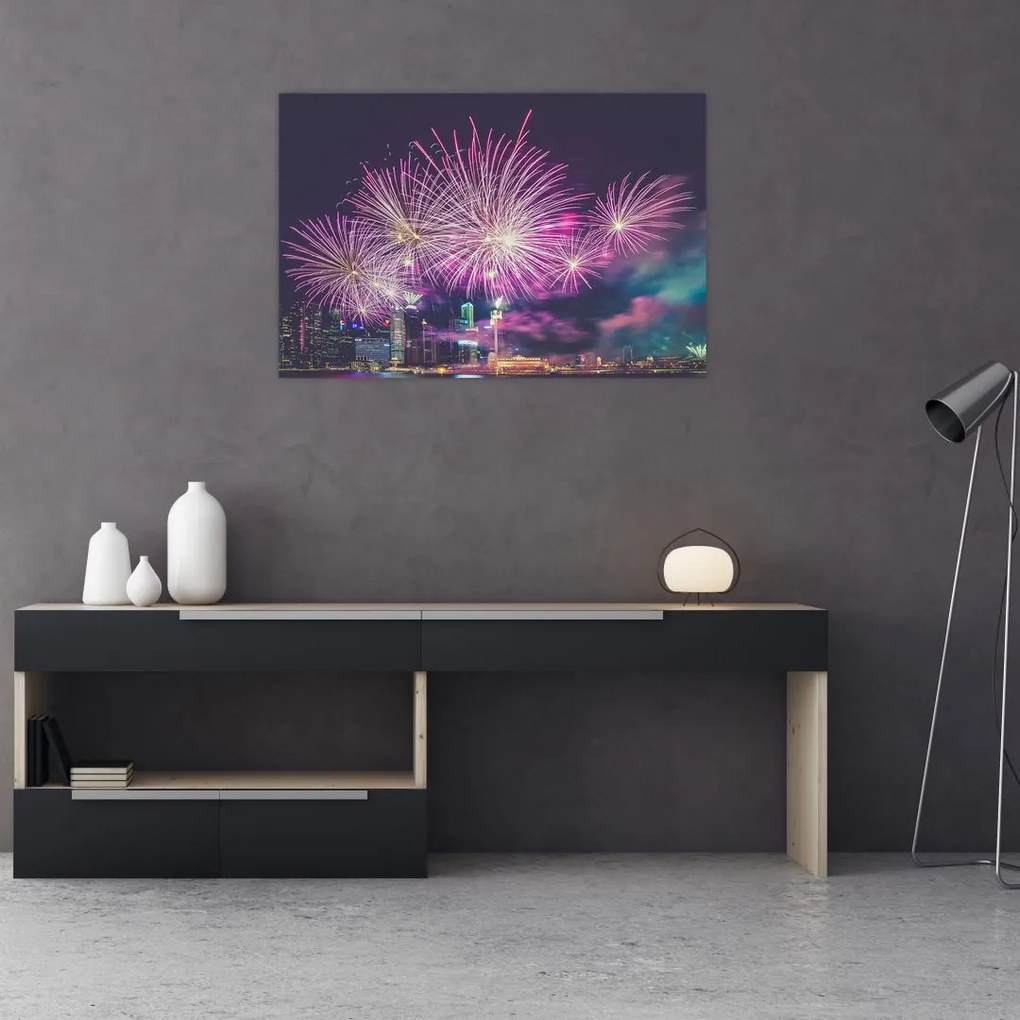 Tablou cu artificii (90x60 cm)
