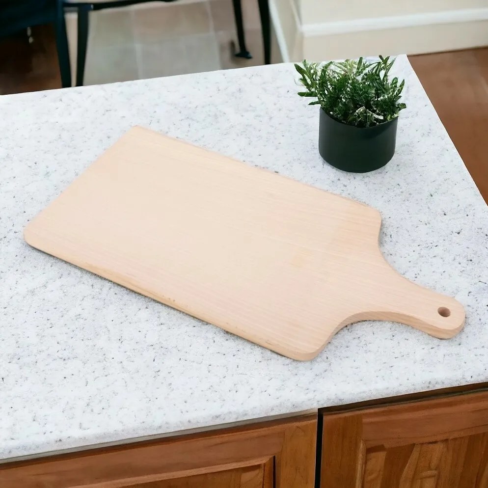 Placă de tăiere din lemn Florina, 20 x 43 cm, L