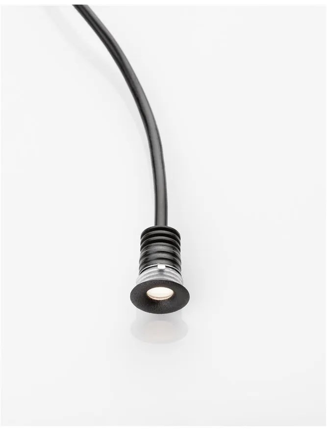 Mini Spot LED incastrabil tavan fals / plafon pentru baie IP44 TINY negru