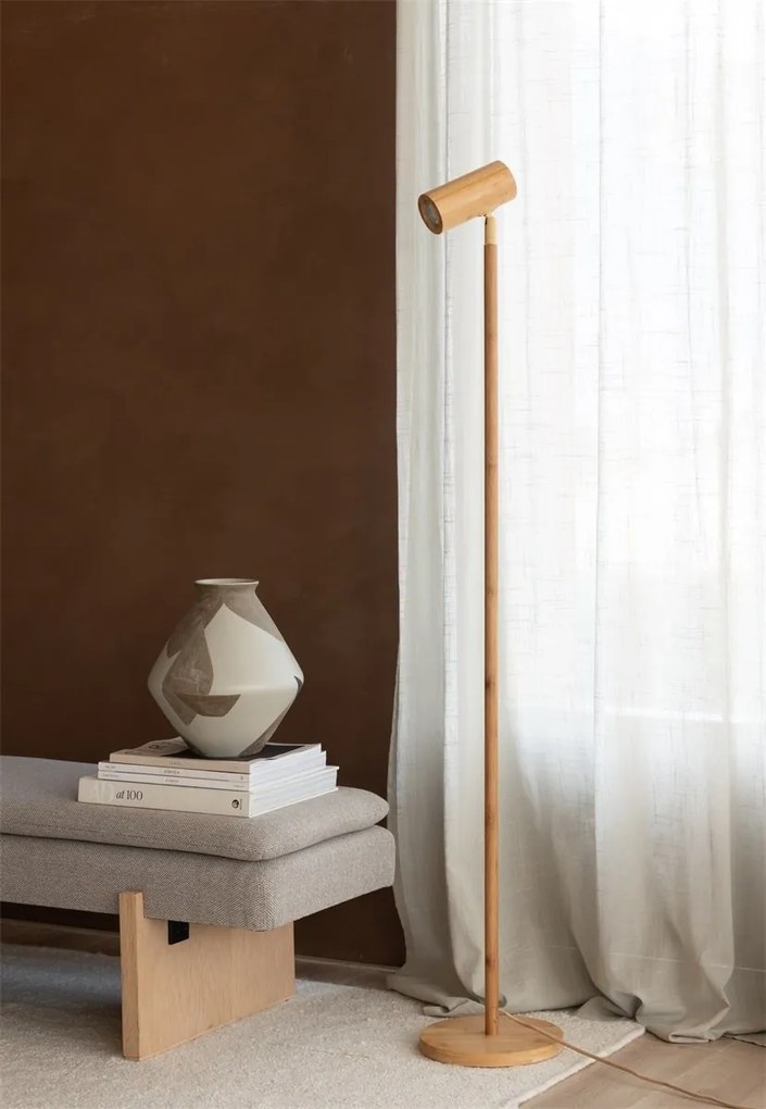 Lampa de podea Eco din Bambus Java GU10, natural