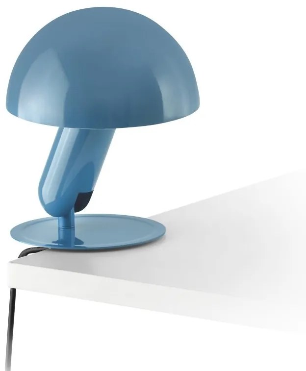 Veioza/Lampa de masa cu clips BELA albastra