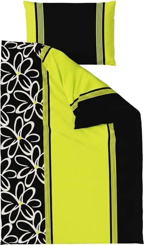 Lenjerie de pat din bumbac BELLA BLEND verde Dimensiune lenjerie de pat: 70 x 90 cm | 140 x 200 cm