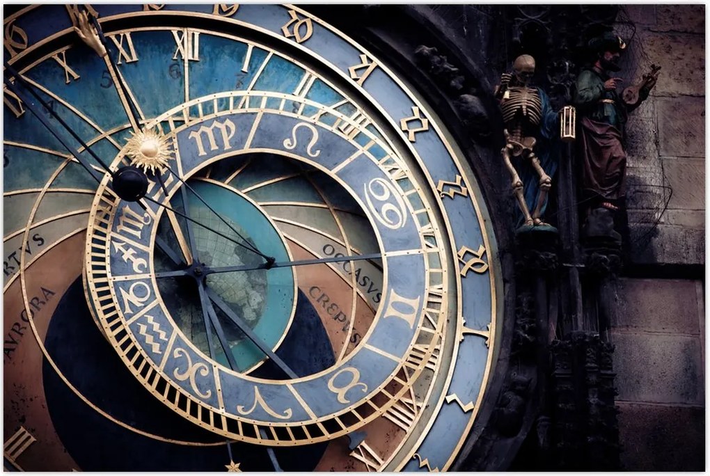 Tablou - Orloj, Praga (90x60 cm)