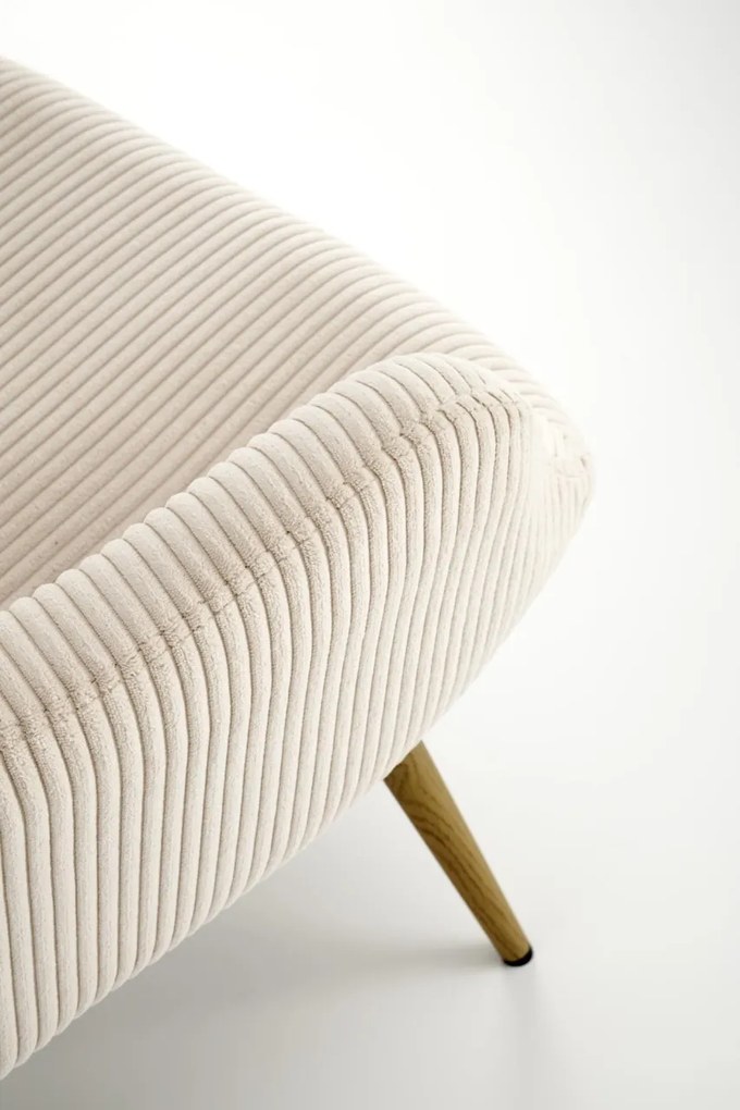 Fotoliu Amaro velvet crem H97 cm