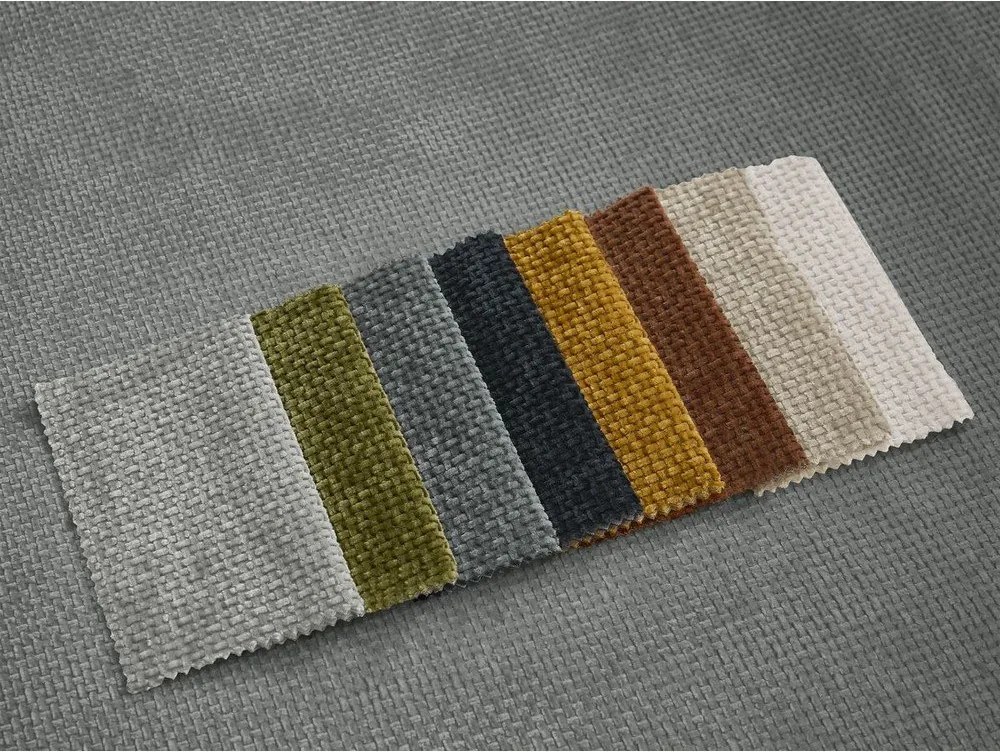 Canapea gri închis extensibilă cu tapițerie din chenille 228 cm Neyo – Bobochic Paris