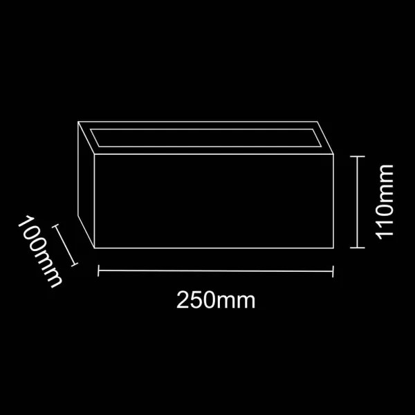 Aplică de exterior TOKIO 1xE27/12W/230V IP54