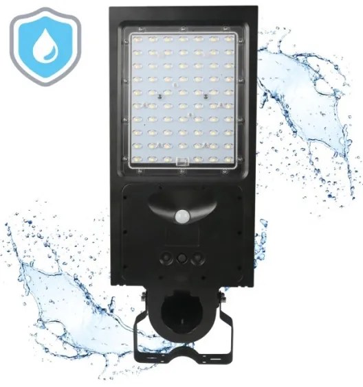Lampă stradală solară LED cu senzor STREET LED/30W/9,6V 3000/4000K 6000 mAh IP65