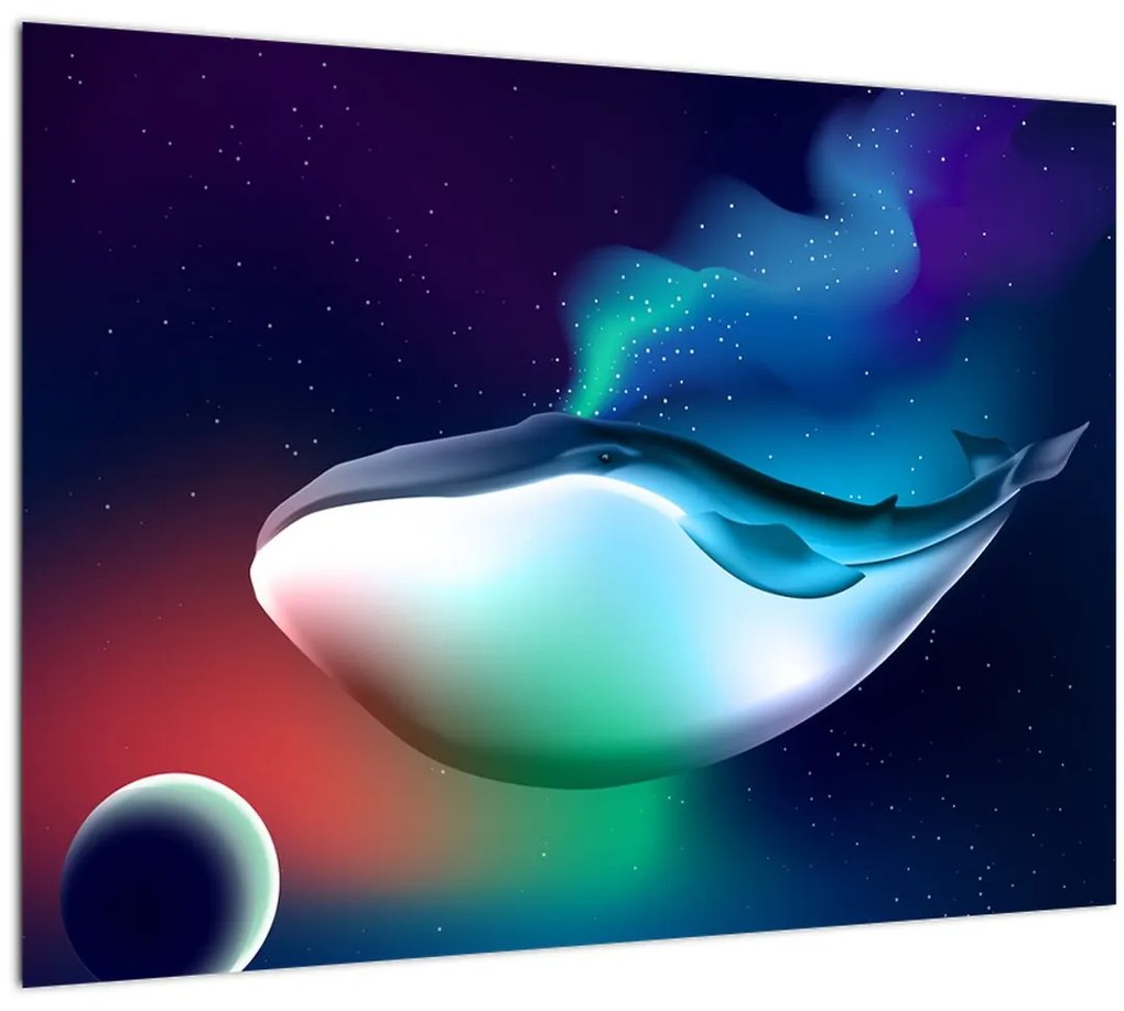 Tablou - Balena spațială (70x50 cm)