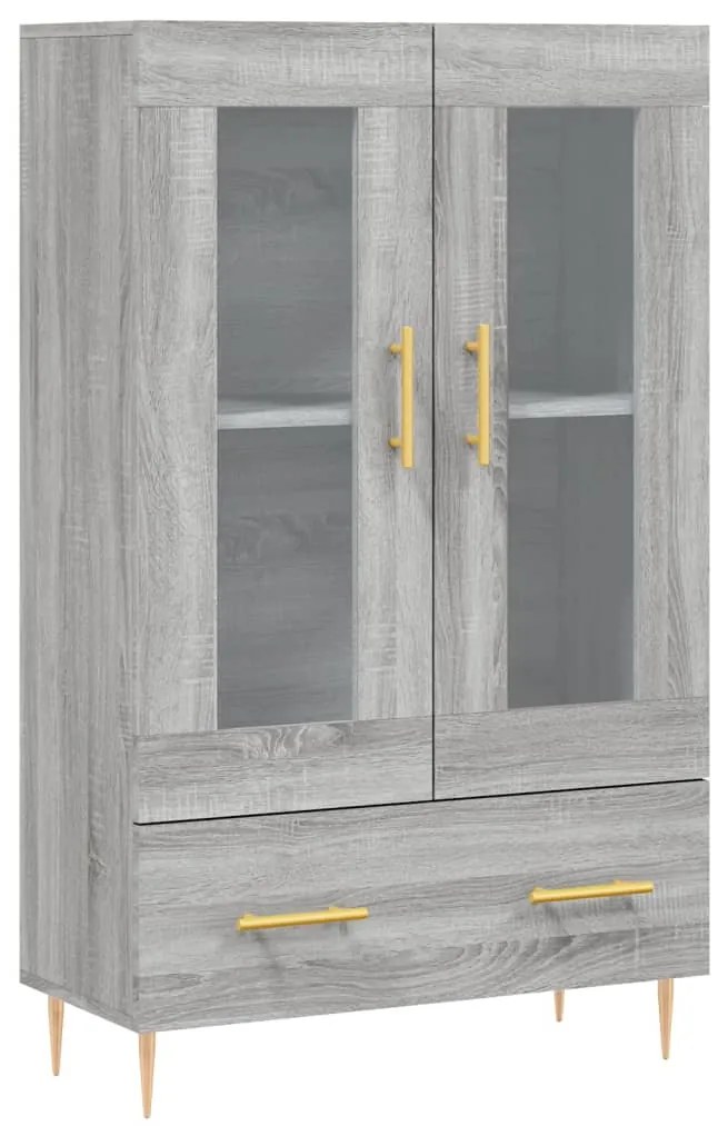 vidaXL Dulap gri Sonoma 69,5x31x115 cm, lemn prelucrat
