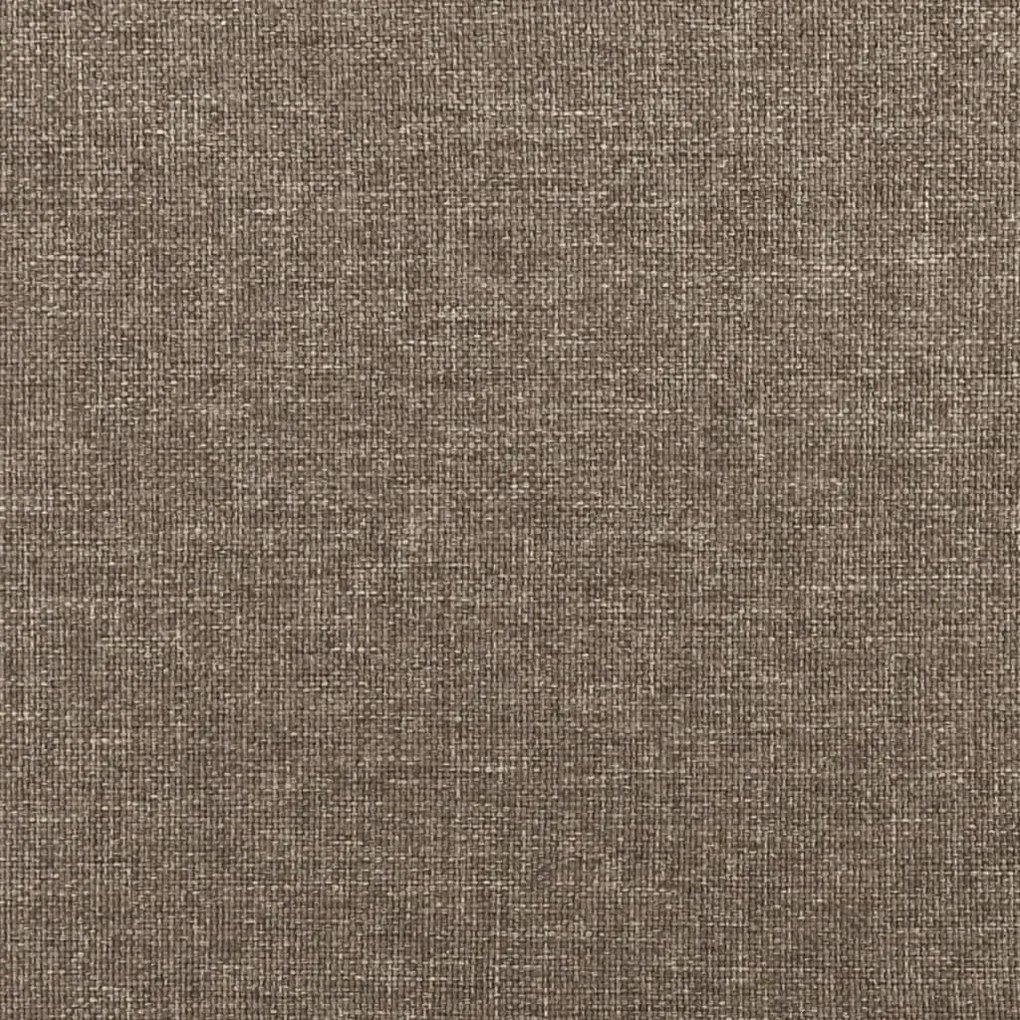 Tablii de pat, 2 buc, gri taupe, 100x5x78 88 cm, textil 2, Gri taupe, 100 x 5 x 118 128 cm