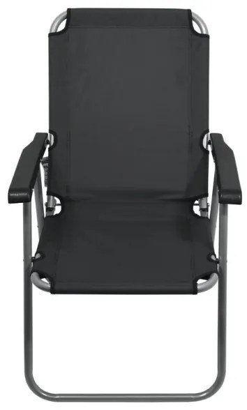 Scaun pliant pentru camping, gri