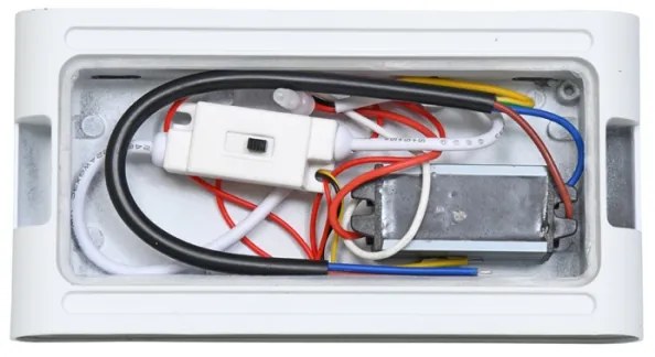 Aplică LED de exterior Ecolite ZFP12-BI BRICK 2xLED/6W/230V IP65 alb