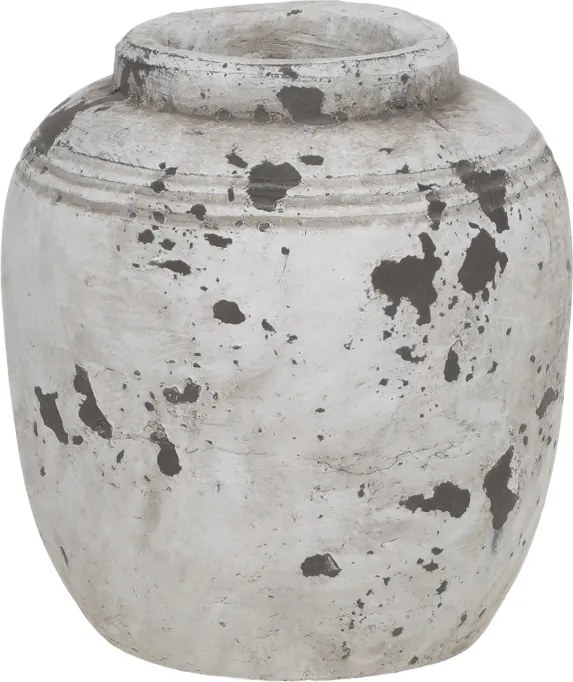 Ghiveci de plante din ceramica, cu aspect antichizat, Frejus H12,5 cm