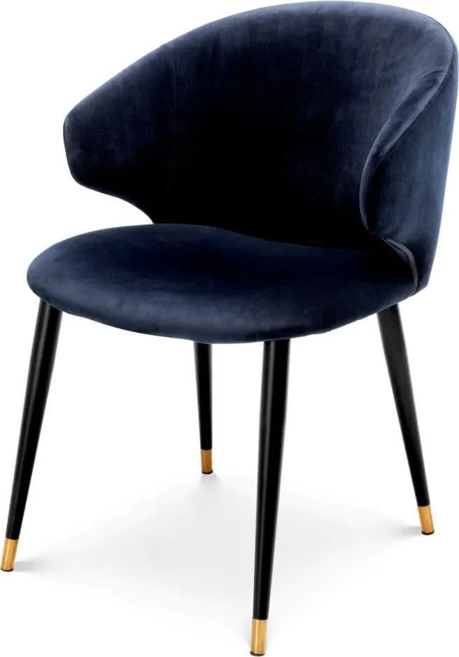 Scaun design elegant LUX Volante albastru 112778 HZ