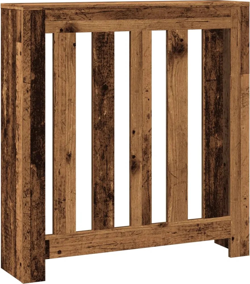 vidaXL Mască pentru calorifer, lemn vechi, 78x20x82 cm, lemn prelucrat