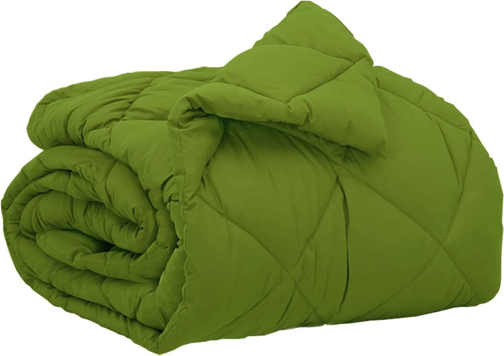vidaXL Duvet complet pe tot parcursul anului Verde 140 x 200 cm