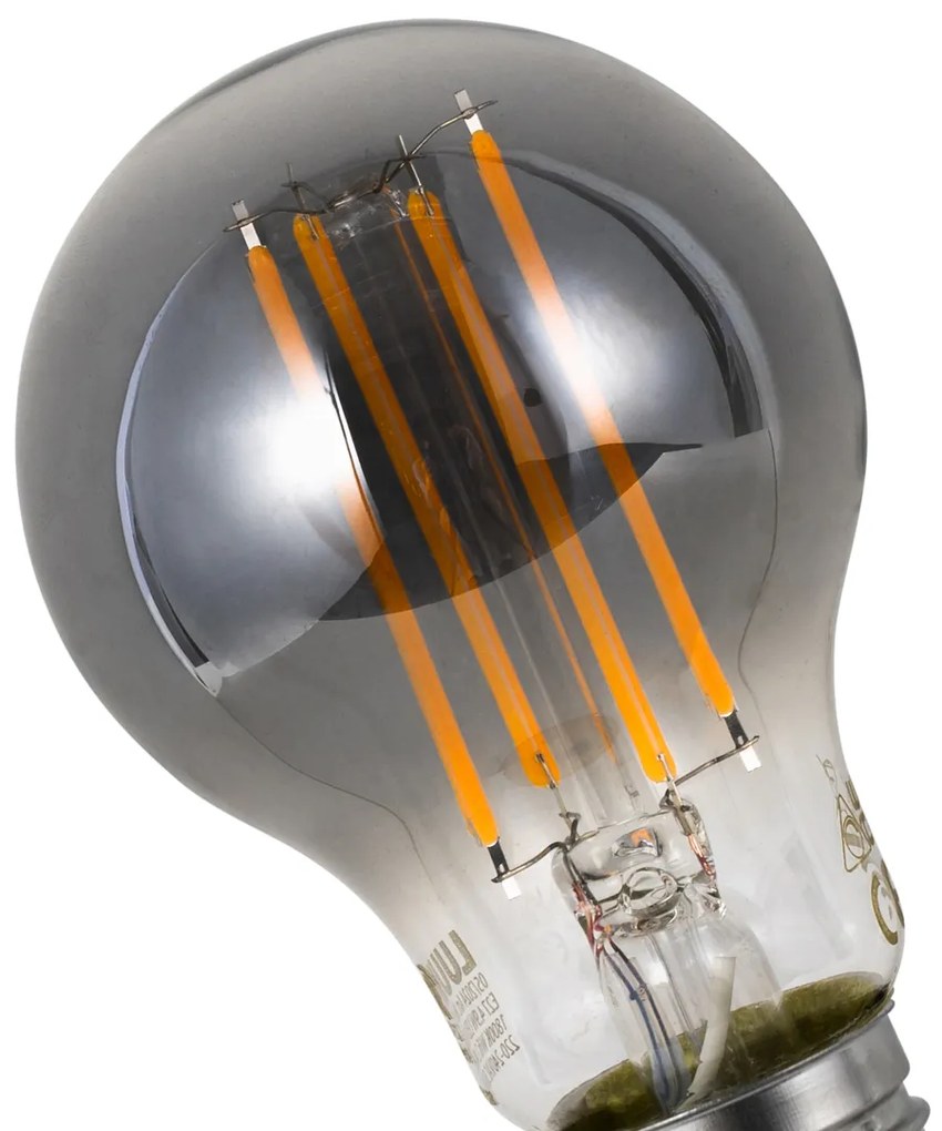 Bec LED inteligent E27 reglabil A60 Fumuriu 4.9W 150lm 1800K