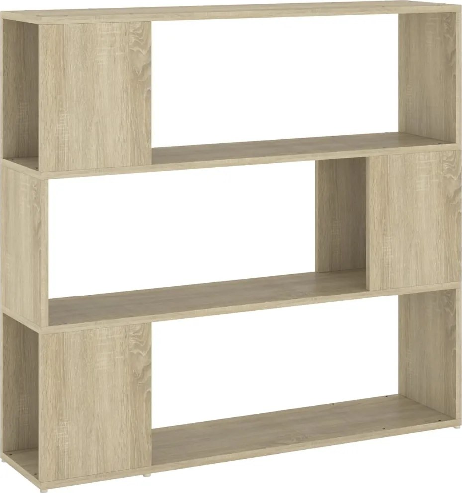 vidaXL Bibliotecă/Separator cameră, stejar sonoma, 100x24x94 cm