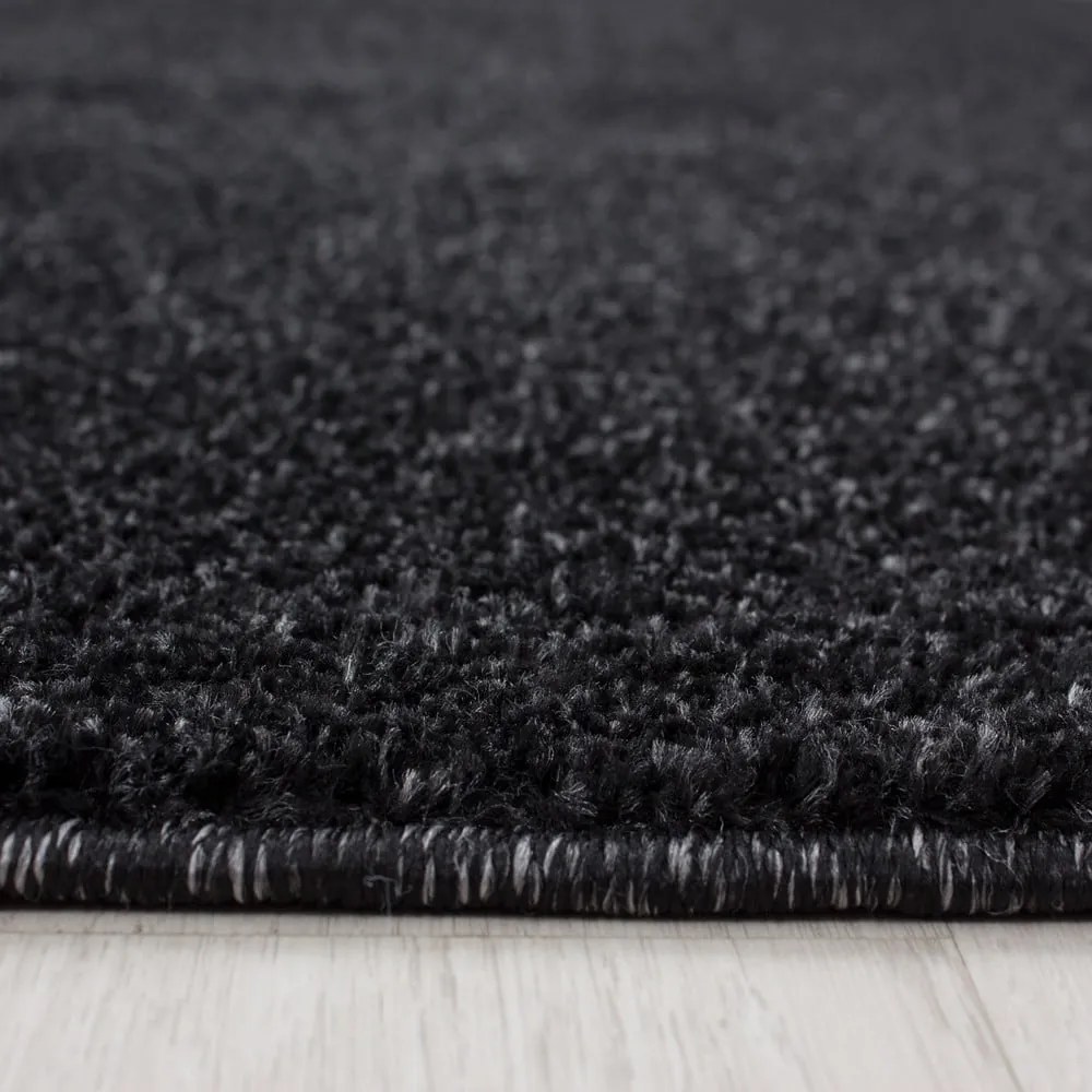 Covor gri închis rotund ø 120 cm Ata – Ayyildiz Carpets