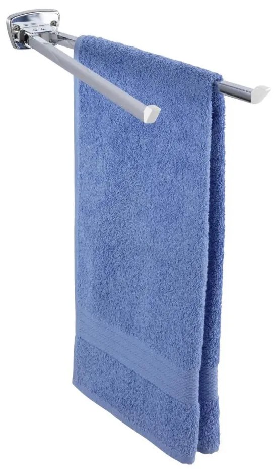 WENKO 17875100 - Suport pentru prosoape BASIC 42 x 8 cm inox/argintiu