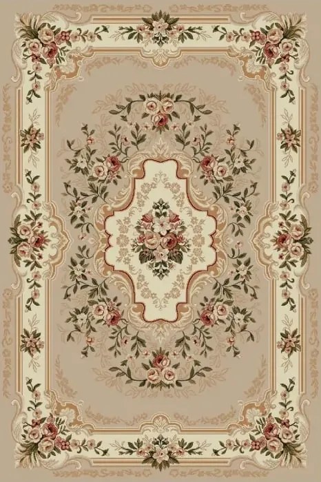 Covor Clasic Lotus 570 Bej Selectează mărime: 080 X 200