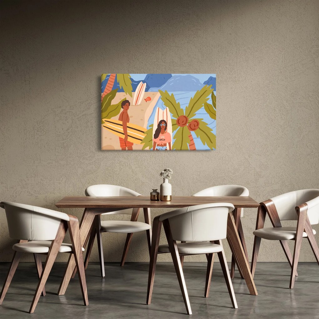 Tablou - Bucură-te de viață (90x60 cm)