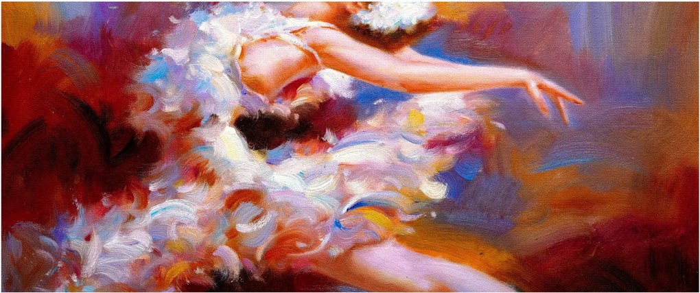 Tablou - Balerină,pictură (120x50 cm)