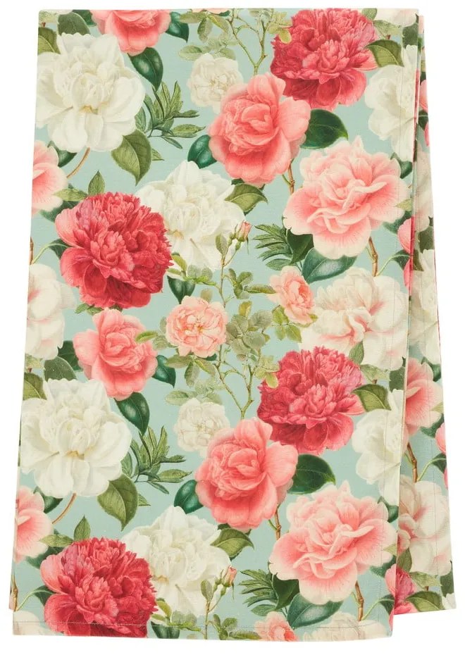 Față de masă din bumbac 137x229 cm Rose Garden – RHS
