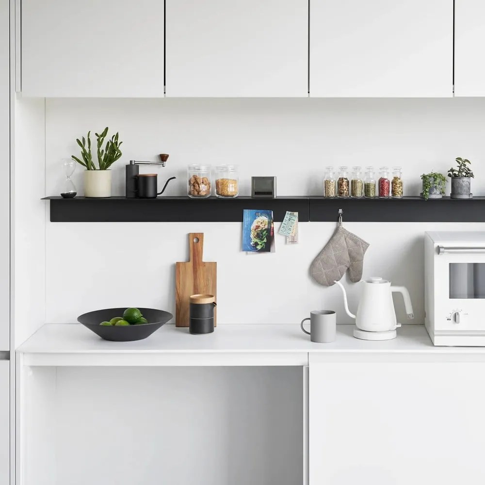 Raft negru din metal 90 cm – YAMAZAKI