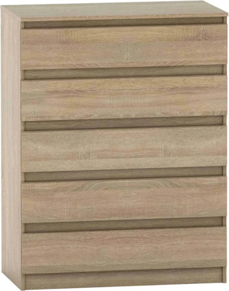 Comoda HANY NEW 005, stejar sonoma, PAL laminat, 90x49x117 cm