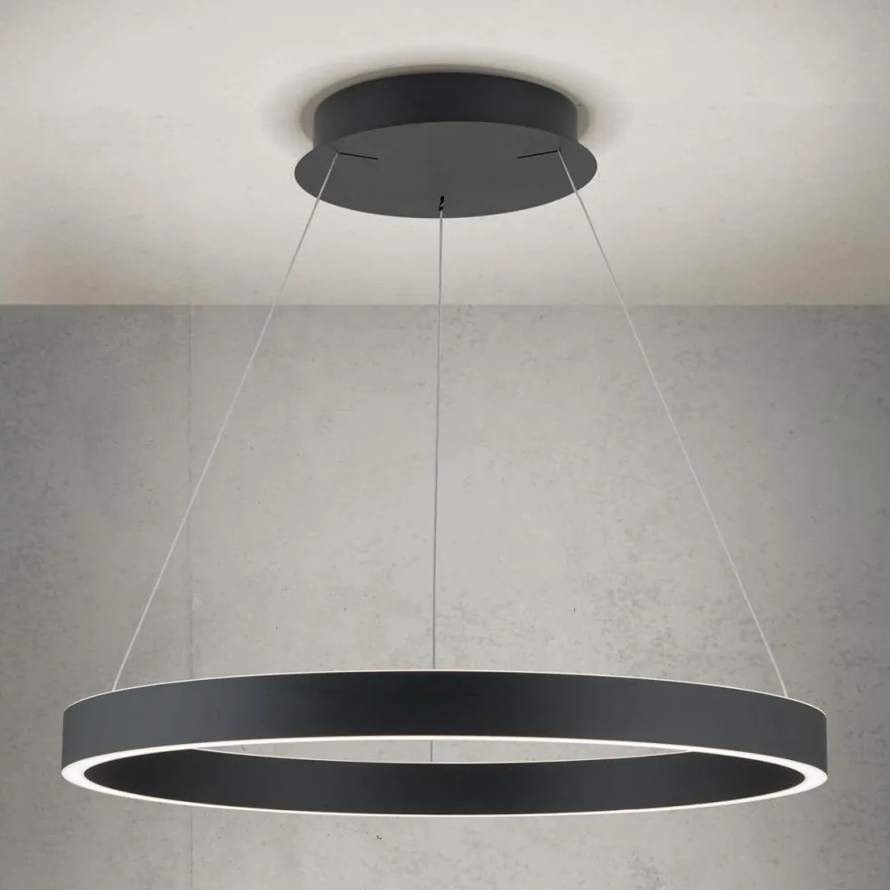 Orion - Lustră LED dimabilă KOLK pe cablu, LED/60W/230V, 2700/3000/4000K, Ø 60 cm, negru