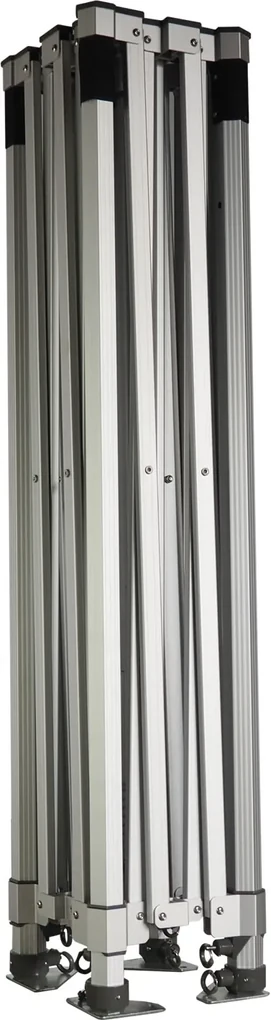 Pavilion de grădină 3x3m - Profesional din aluminiu hexagonal, Albastru