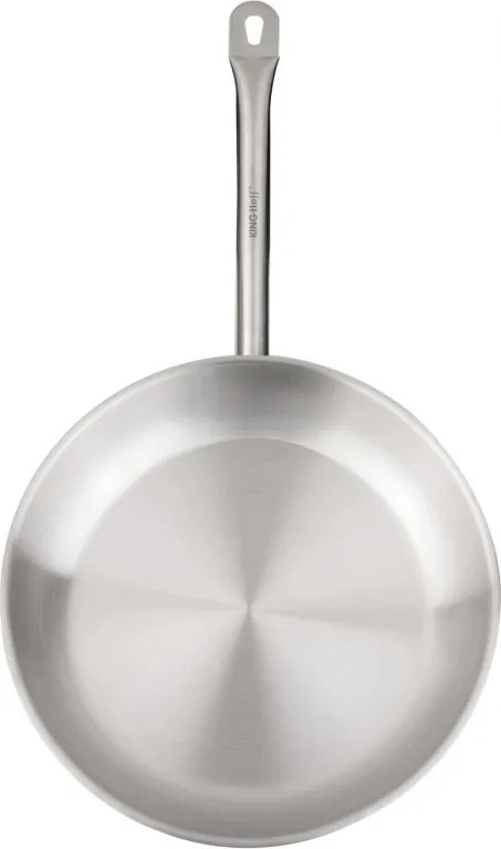 Tigaie Kinghoff KH 2019, Otel inoxidabil - 21CT, 24 cm, Uz casnic si profesional, Cuptor pana la 240°C, Toate plitele inclusiv inductie, Argintiu