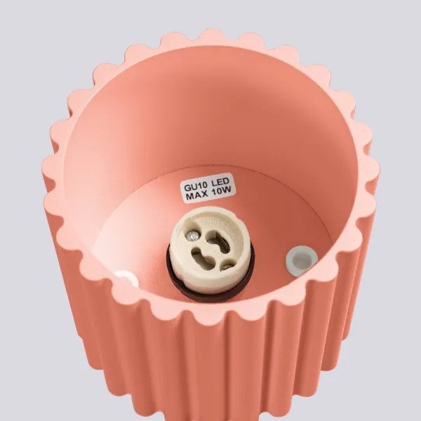 Sollux SL.1824 - Spot AURA, 1xGU10/10W/230V, 10 cm, roz