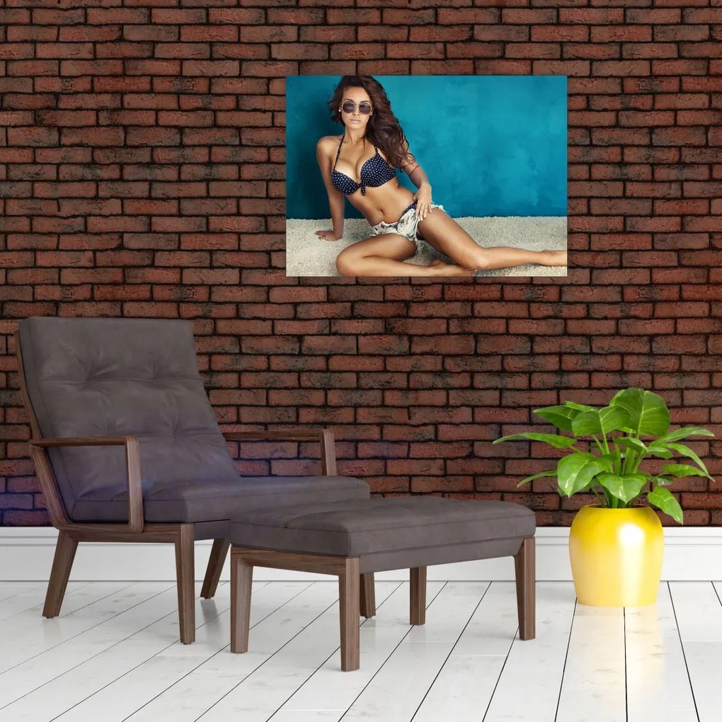 Tablou - Femeia pozând (70x50 cm)